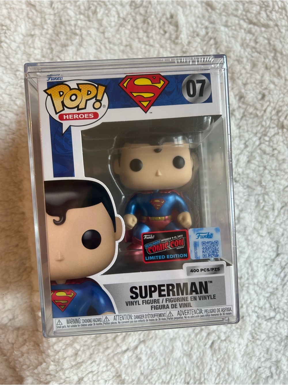 Funko Pop! Mystery DC 15th Anniversary Box - Blue, Red & Yellow Artwork